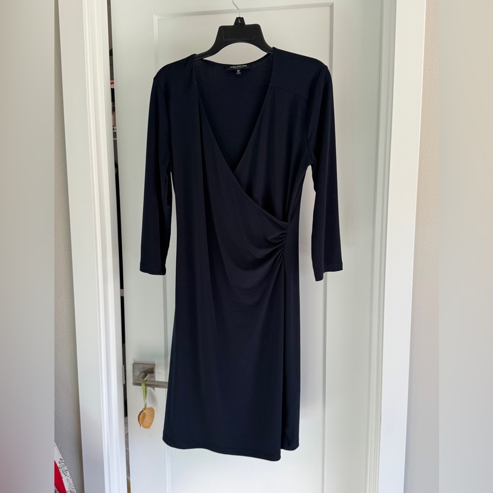 Women’s medium navy blue long sleeve dress